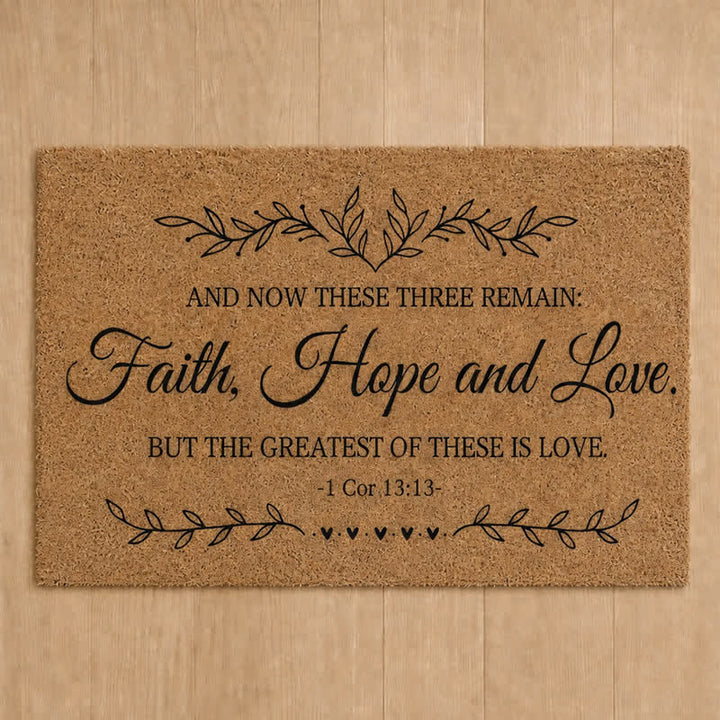Christianartworkshop Heavy-Duty Artificial Coir Faith Verse Doormat - image 38