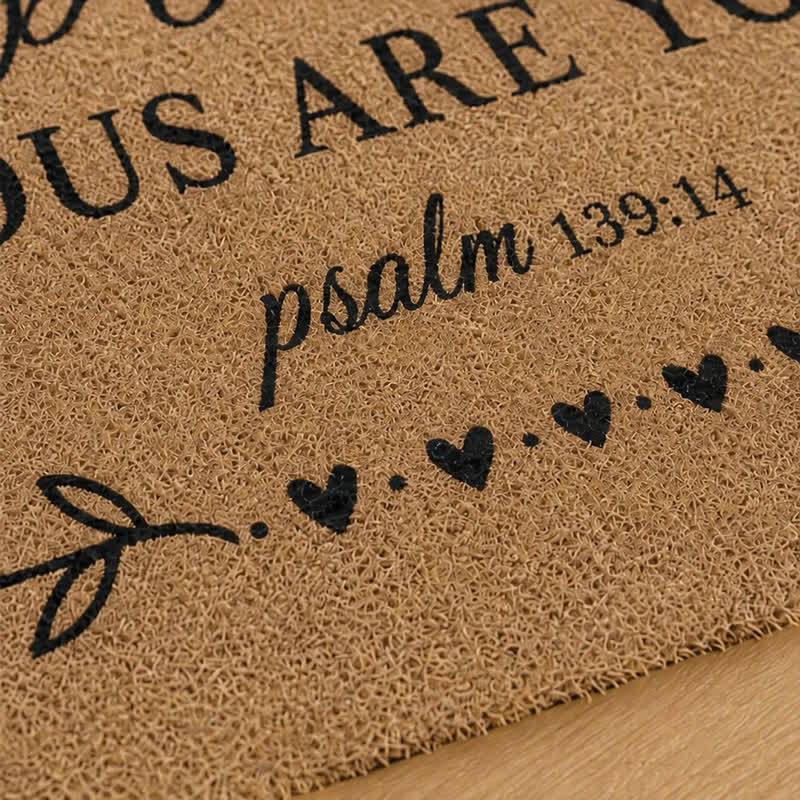 Christianartworkshop Heavy-Duty Artificial Coir Faith Verse Doormat - image 63