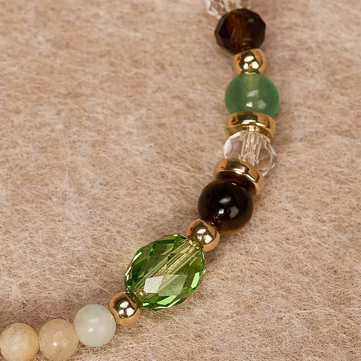 Christianartworkshop Dainty Mixed Crystal Bead Cross Bracelet: Emblem of Steadfast Heavenly Mercy - image 15