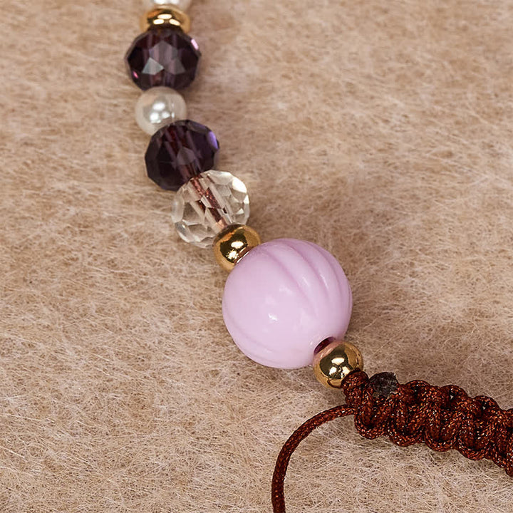 Christianartworkshop Dainty Mixed Crystal Bead Cross Bracelet: Emblem of Steadfast Heavenly Mercy - image 8