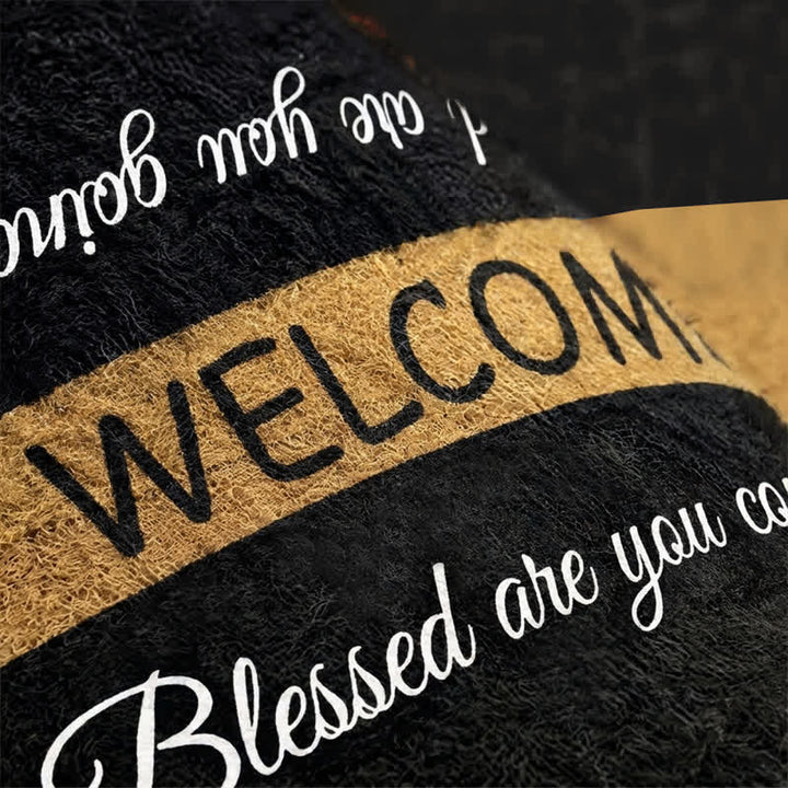 Christianartworkshop Two-Tone Sacred Welcome Verse Doormat - image 5