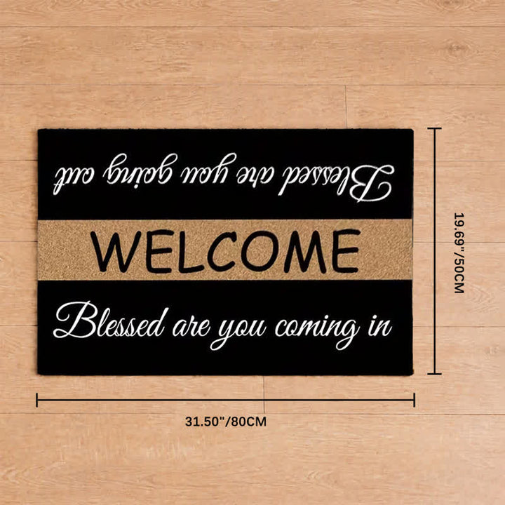 Christianartworkshop Two-Tone Sacred Welcome Verse Doormat - 19.69''*31.5''/50*80cm - image 8