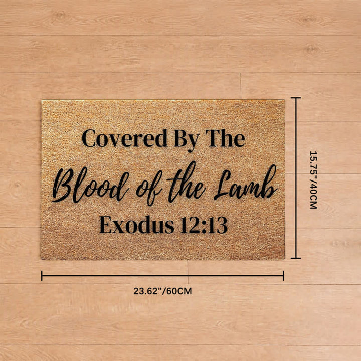 Christianartworkshop Lamb’s Blood Sacred Scripture Doormat - 15.75''*23.62''/40*60cm - image 7