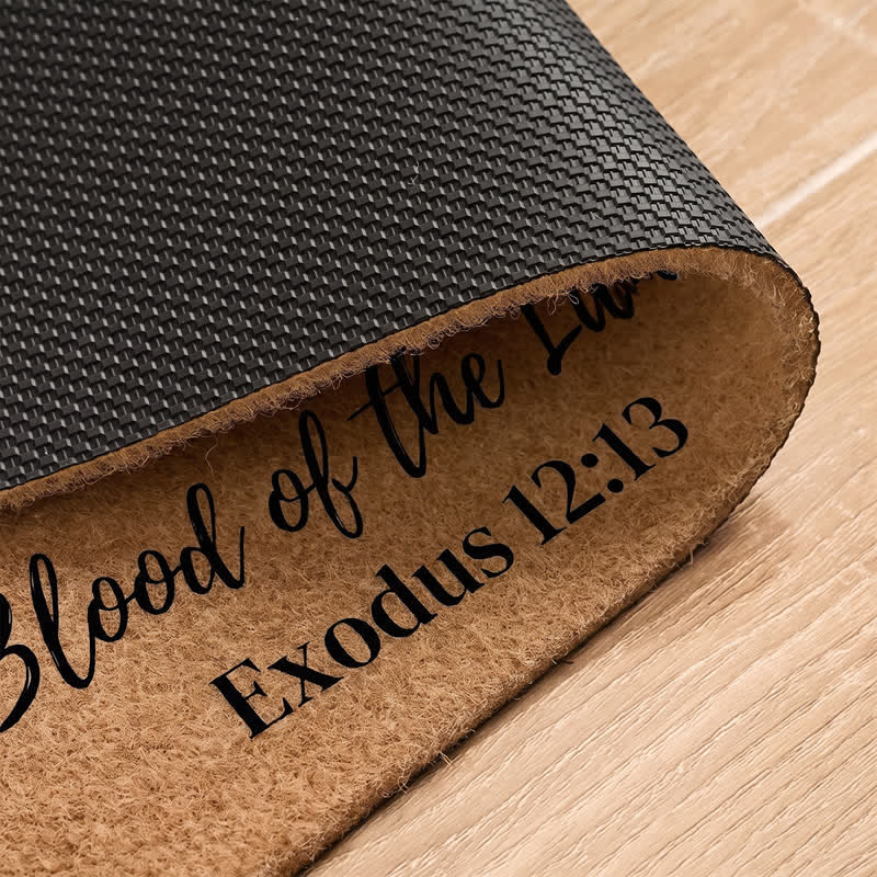 Christianartworkshop Lamb’s Blood Sacred Scripture Doormat - image 6