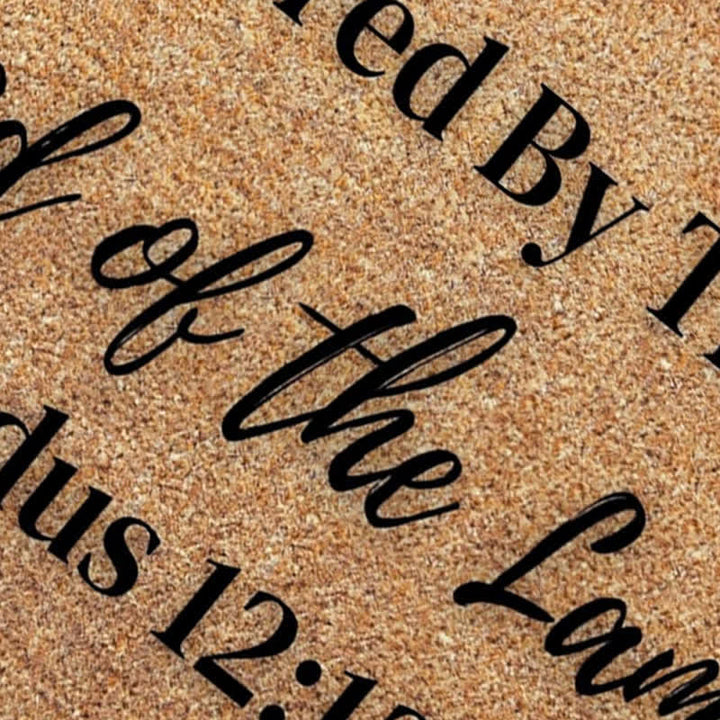 Christianartworkshop Lamb’s Blood Sacred Scripture Doormat - image 4
