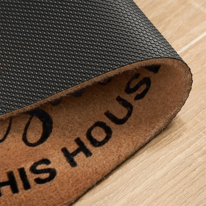 Christianartworkshop We Love Jesus In This House Artificial Coir Doormat - image 6