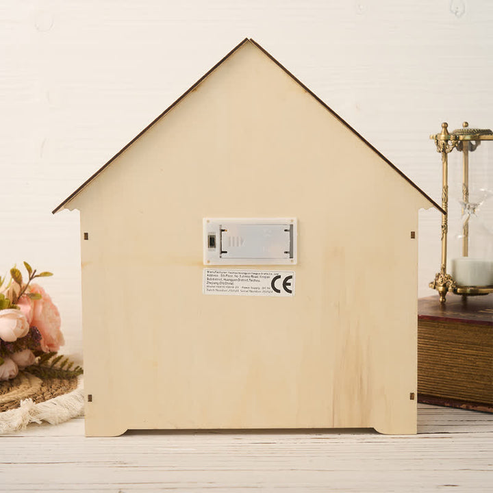 Christianartworkshop Lighted Nativity 24-Drawer Wooden House Calendar - image 8