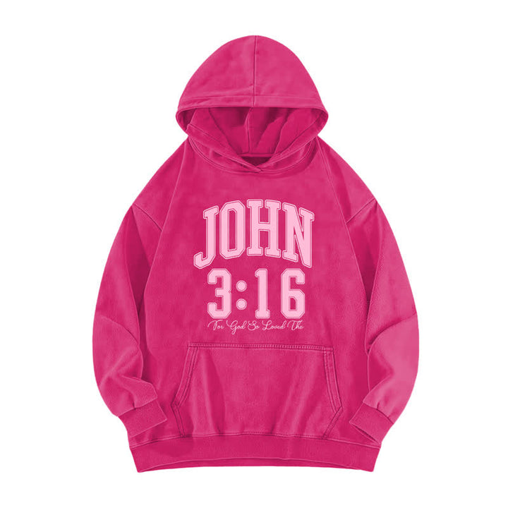 Christianartworkshop John 3:16 Loved Front And Back Washed Hoodie - image 17