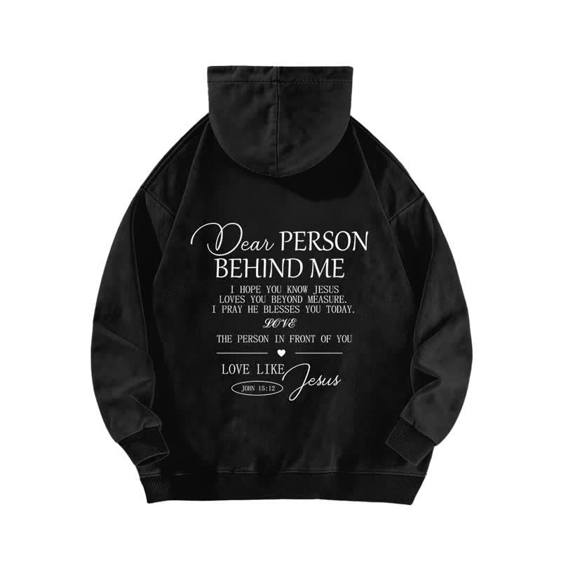 Christianartworkshop Love Like Jesus Front And Back Washed Hoodie - image 1
