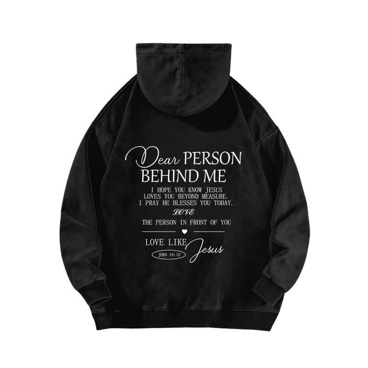 Christianartworkshop Love Like Jesus Front And Back Washed Hoodie - image 1