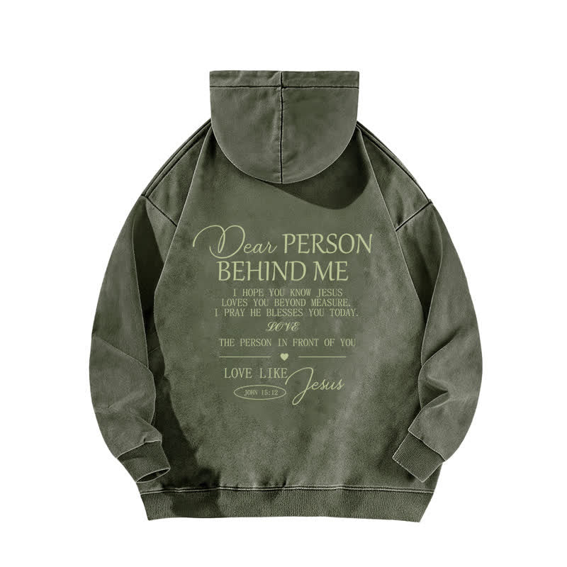 Christianartworkshop Love Like Jesus Front And Back Washed Hoodie - image 10