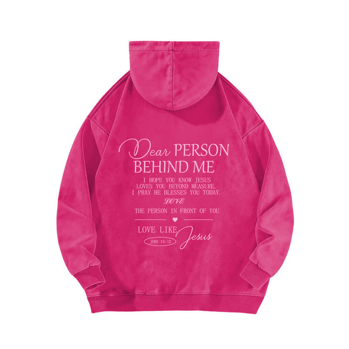 Christianartworkshop Love Like Jesus Front And Back Washed Hoodie - image 13