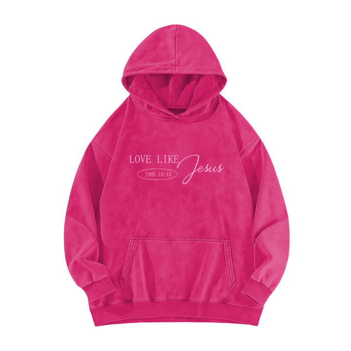 Christianartworkshop Love Like Jesus Front And Back Washed Hoodie - image 14