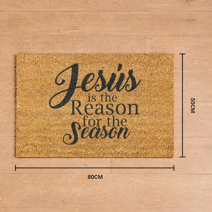 Christianartworkshop Jesus Is The Reason For The Season Artificial Coir Doormat - 19.69''*31.5''/50*80cm - image 8