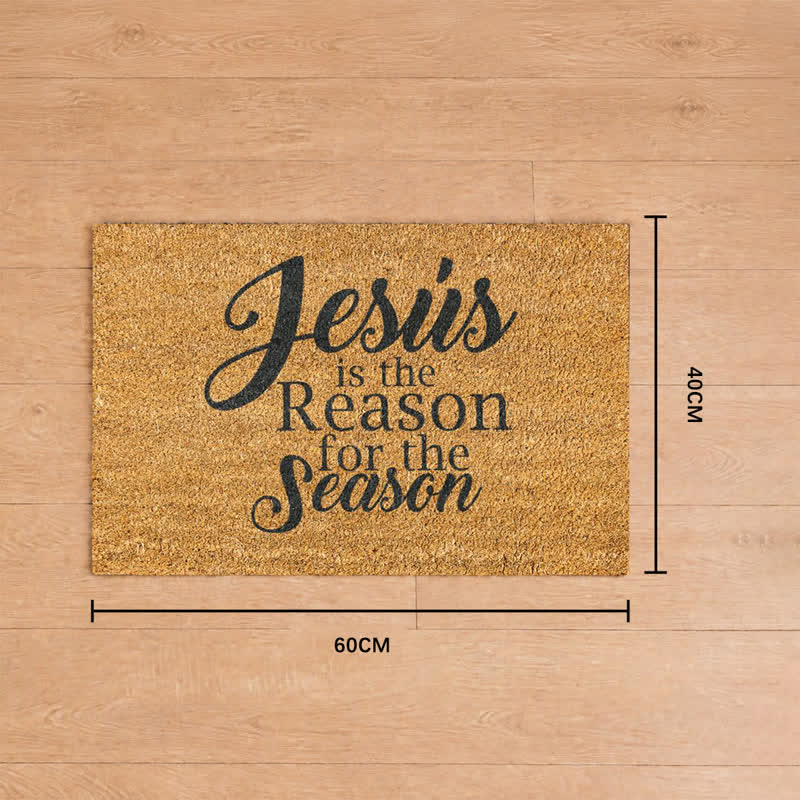 Christianartworkshop Jesus Is The Reason For The Season Artificial Coir Doormat - 15.75''*23.62''/40*60cm - image 7