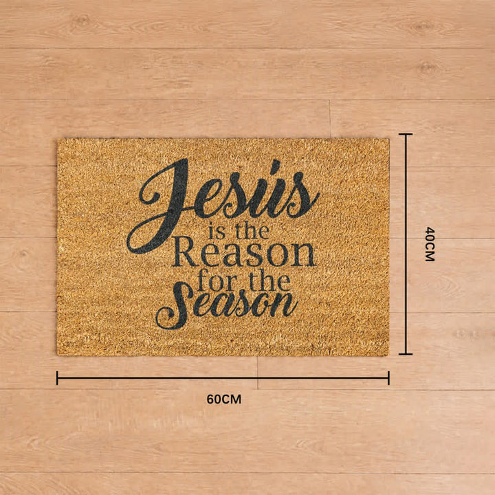 Christianartworkshop Jesus Is The Reason For The Season Artificial Coir Doormat - 15.75''*23.62''/40*60cm - image 7