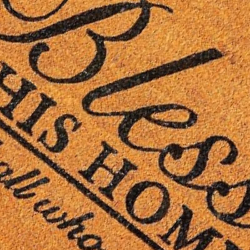 Christianartworkshop Bless This Home And All Who Enter Artificial Coir Doormat - image 5