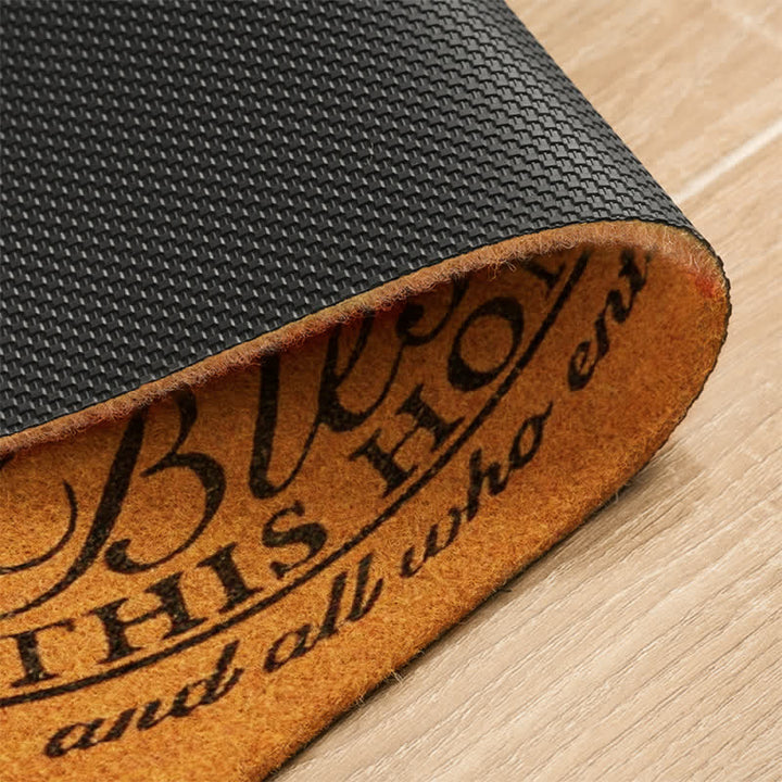 Christianartworkshop Bless This Home And All Who Enter Artificial Coir Doormat - image 6