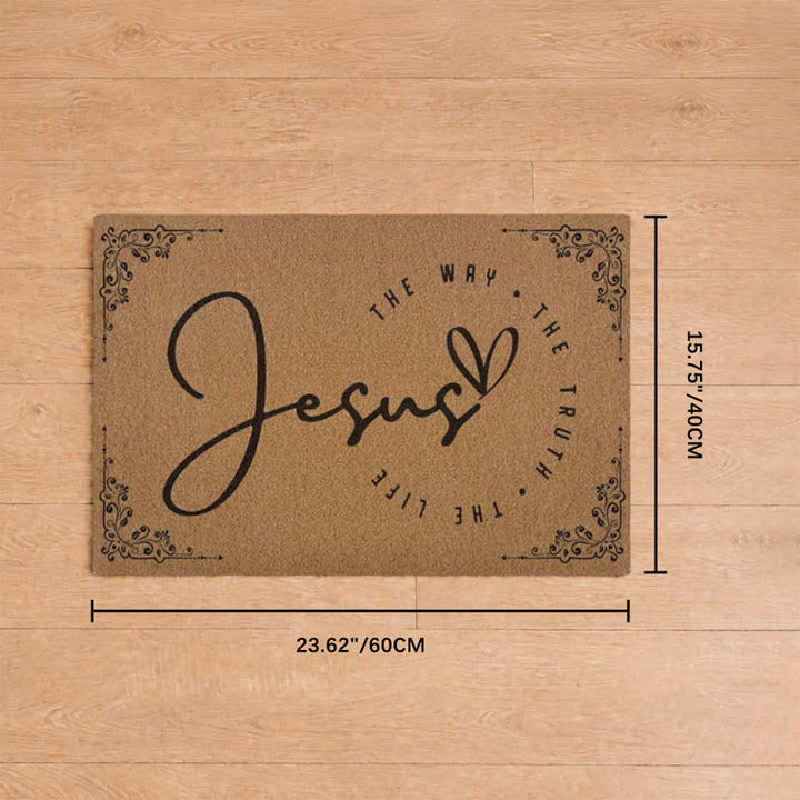 Christianartworkshop Jesus The Way The Truth The Life Artificial Coir Doormat - 15.75''*23.62''/40*60cm - image 9