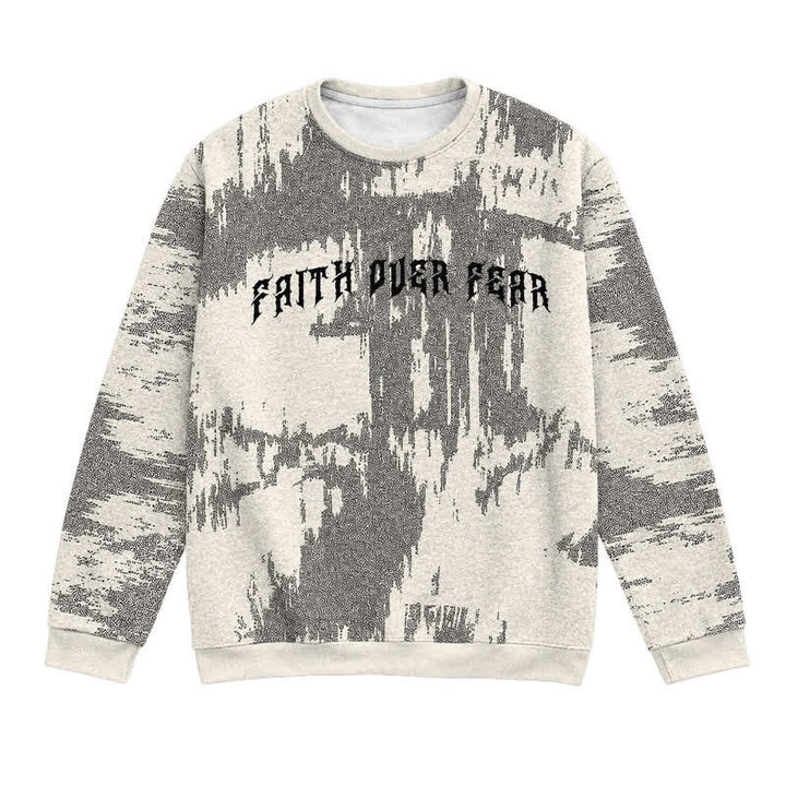 Christianartworkshop Jesus Is My Hope Distressed Streetwear Crewneck Sweater - 3XL - image 0