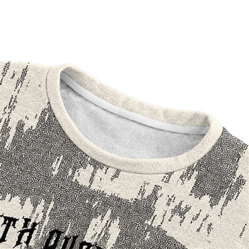 Christianartworkshop Jesus Is My Hope Distressed Streetwear Crewneck Sweater - image 6