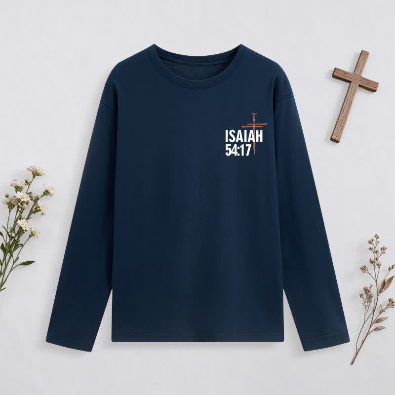 Christianartworkshop Isaiah 54:17 No Weapon Formed Against Me Long-Sleeve T-Shirt - image 21