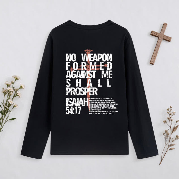 Christianartworkshop Isaiah 54:17 No Weapon Formed Against Me Long-Sleeve T-Shirt - image 17