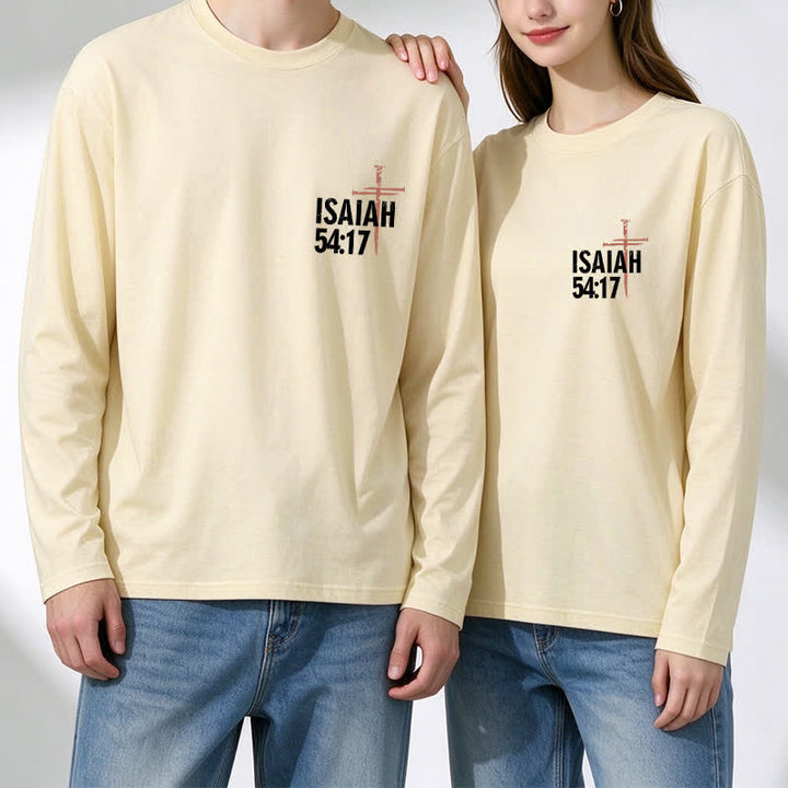 Christianartworkshop Isaiah 54:17 No Weapon Formed Against Me Long-Sleeve T-Shirt - image 11