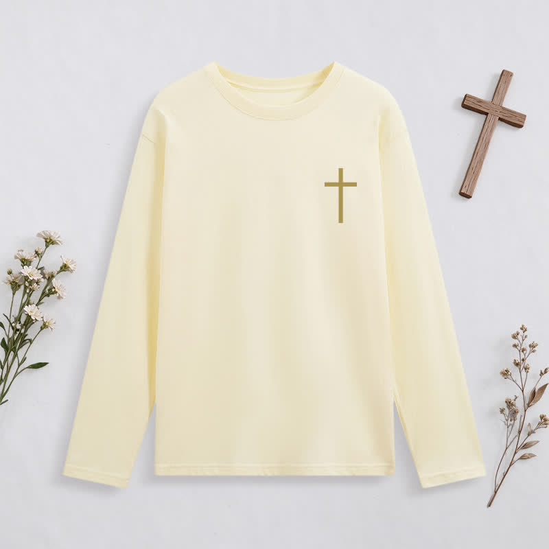 Christianartworkshop Philippians 4:13 Strength Through Christ Black Long Sleeve T-Shirt - image 10