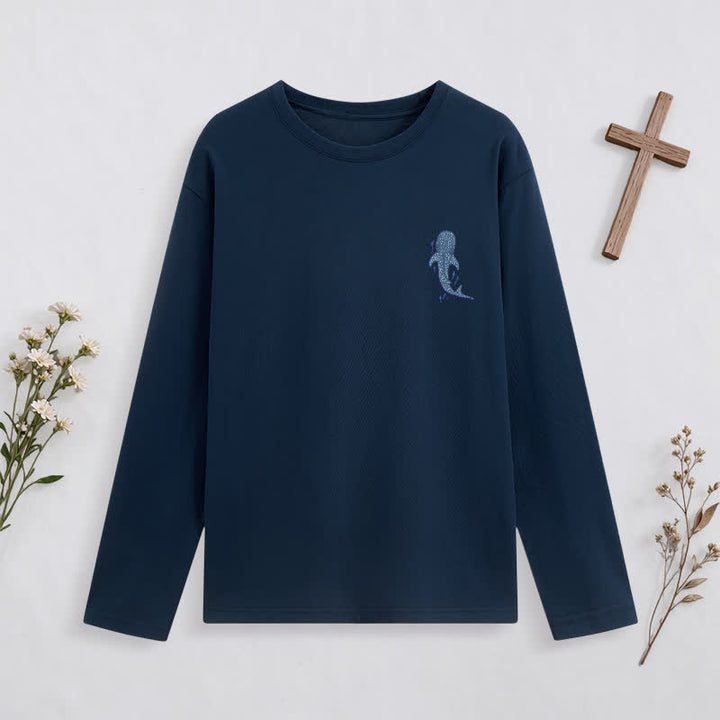 Christianartworkshop Deep Waters Isaiah 43:2 Ocean Graphic Long-Sleeve T-Shirt - image 21