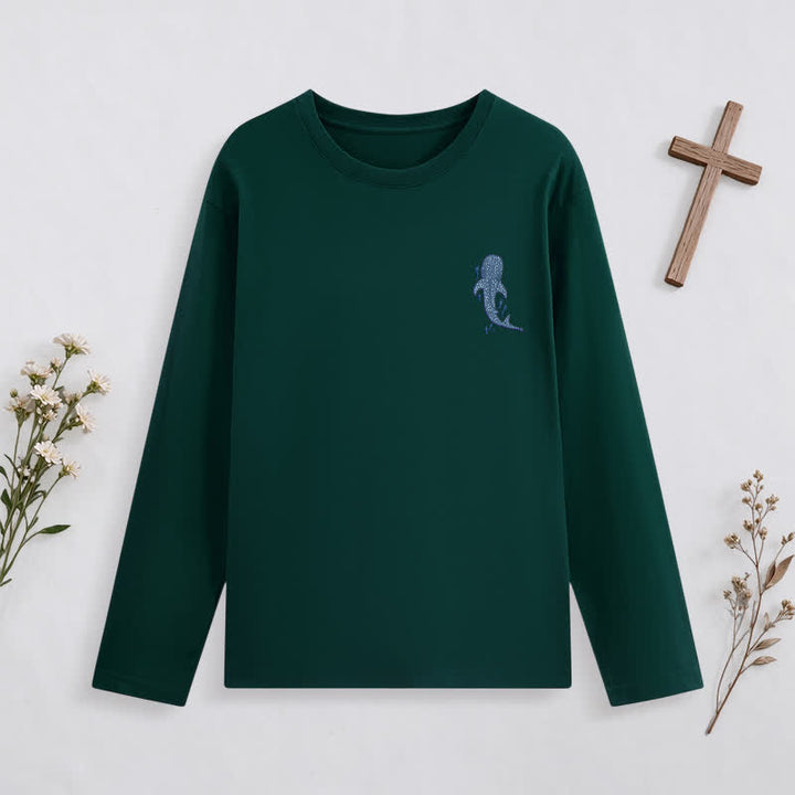 Christianartworkshop Deep Waters Isaiah 43:2 Ocean Graphic Long-Sleeve T-Shirt - image 30