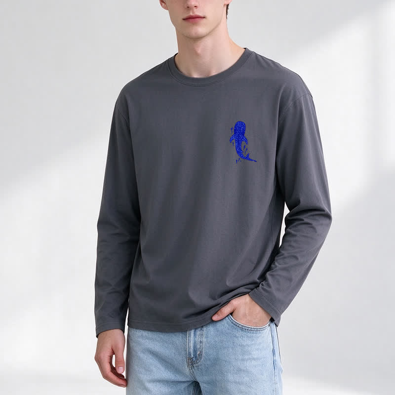 Christianartworkshop Deep Waters Isaiah 43:2 Ocean Graphic Long-Sleeve T-Shirt - image 15