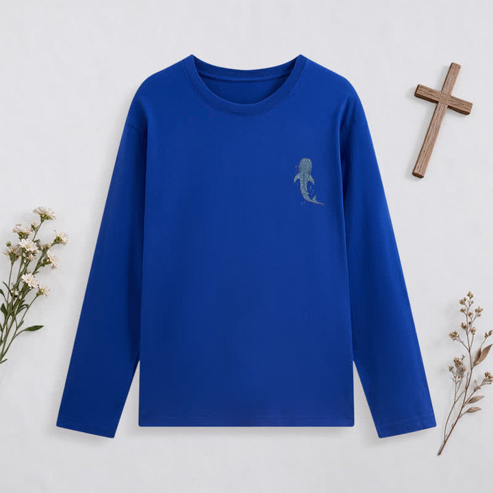Christianartworkshop Deep Waters Isaiah 43:2 Ocean Graphic Long-Sleeve T-Shirt - image 39