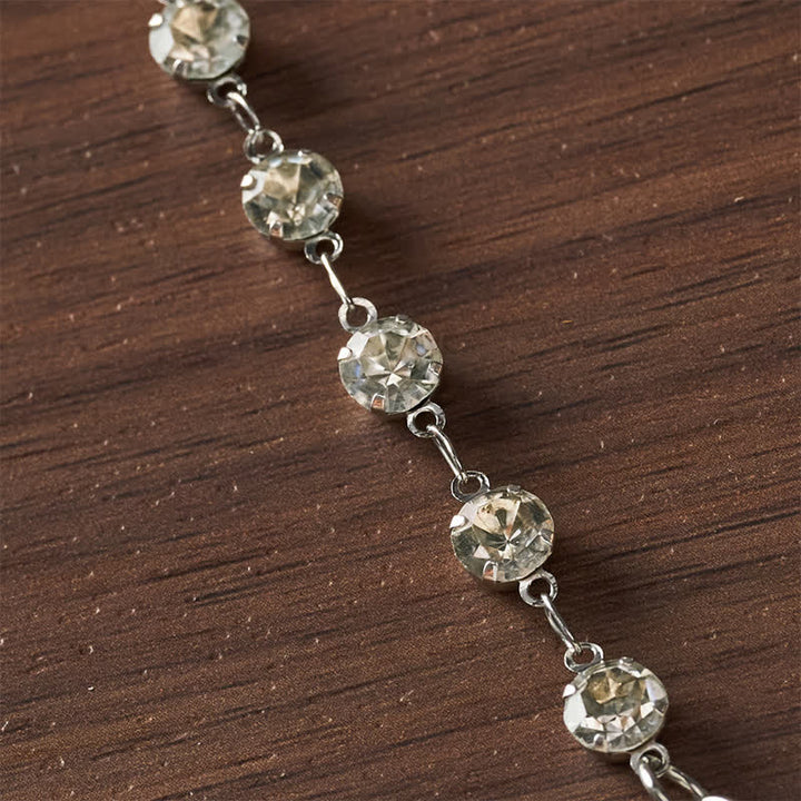 FREE Today: Imitation Pearl Beaded Alloy Necklace With Zircon Inlaid Cross - image 5