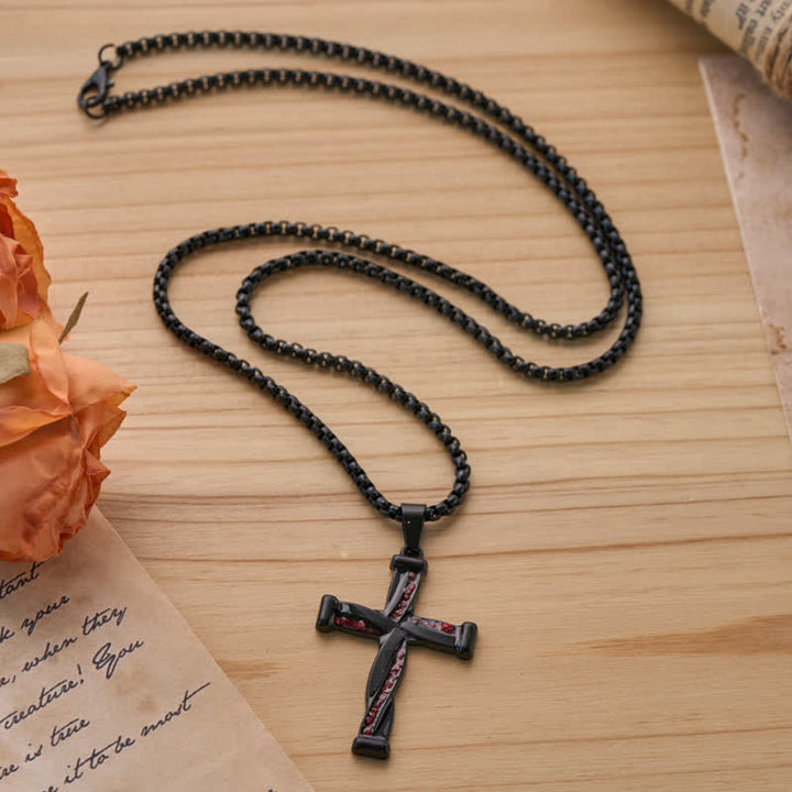 Christianartworkshop Curved Intertwined Zinc Alloy Cross Pendant: Symbol of Timeless Sacred Unity - image 7