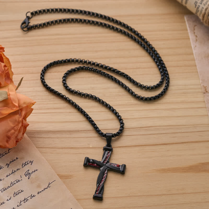 FREE Today: Curved Intertwined Zinc Alloy Cross Pendant: Symbol of Timeless Sacred Unity - image 7