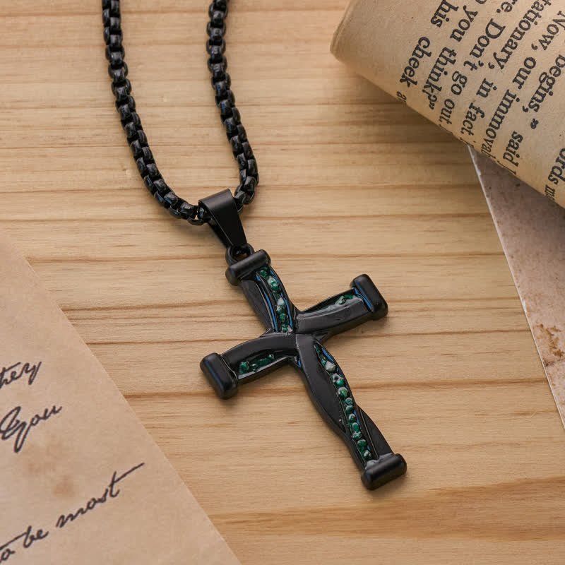 Christianartworkshop Curved Intertwined Zinc Alloy Cross Pendant: Symbol of Timeless Sacred Unity - image 9
