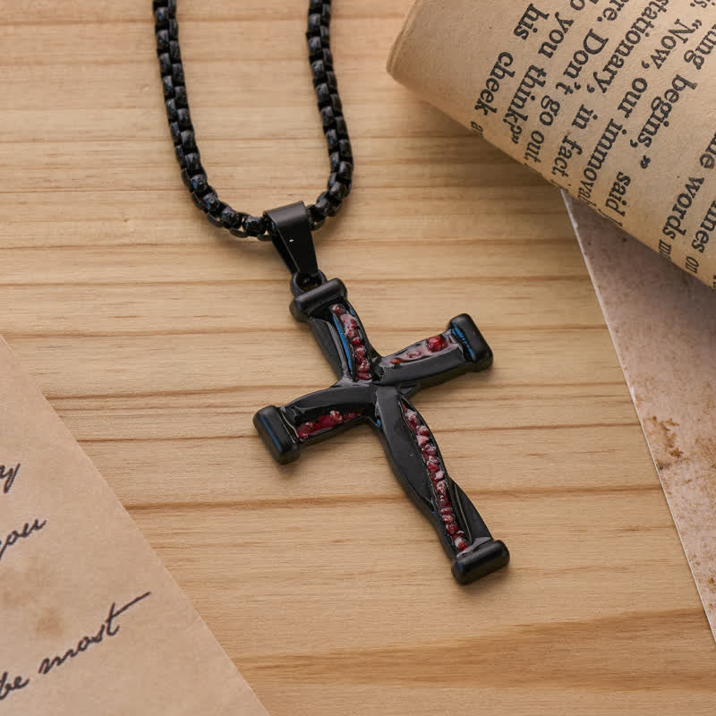 FREE Today: Curved Intertwined Zinc Alloy Cross Pendant: Symbol of Timeless Sacred Unity - image 6