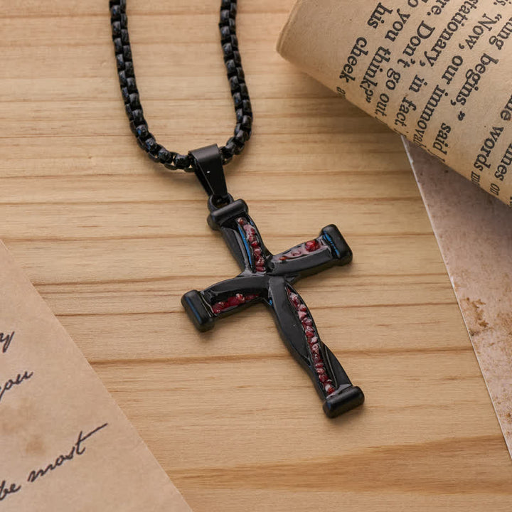 FREE Today: Curved Intertwined Zinc Alloy Cross Pendant: Symbol of Timeless Sacred Unity - image 6