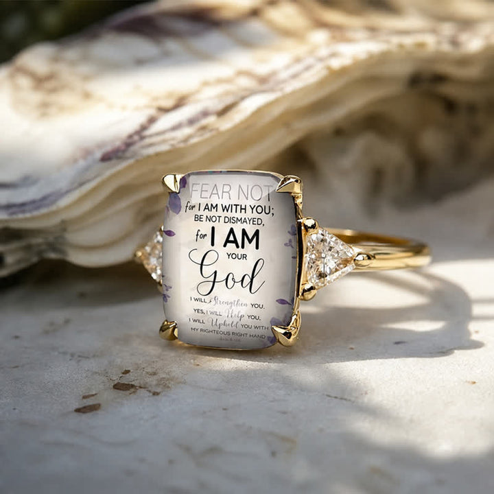 FREE Today: I Am Your God Faith Quote Copper Ring: Reminder of Boundless Saving Grace - image 2