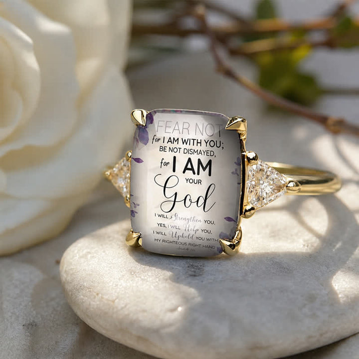 FREE Today: I Am Your God Faith Quote Copper Ring: Reminder of Boundless Saving Grace - image 13