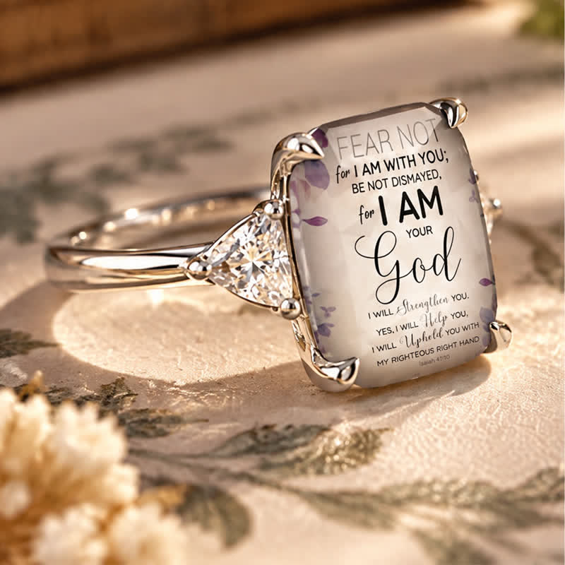 FREE Today: I Am Your God Faith Quote Copper Ring: Reminder of Boundless Saving Grace - image 9