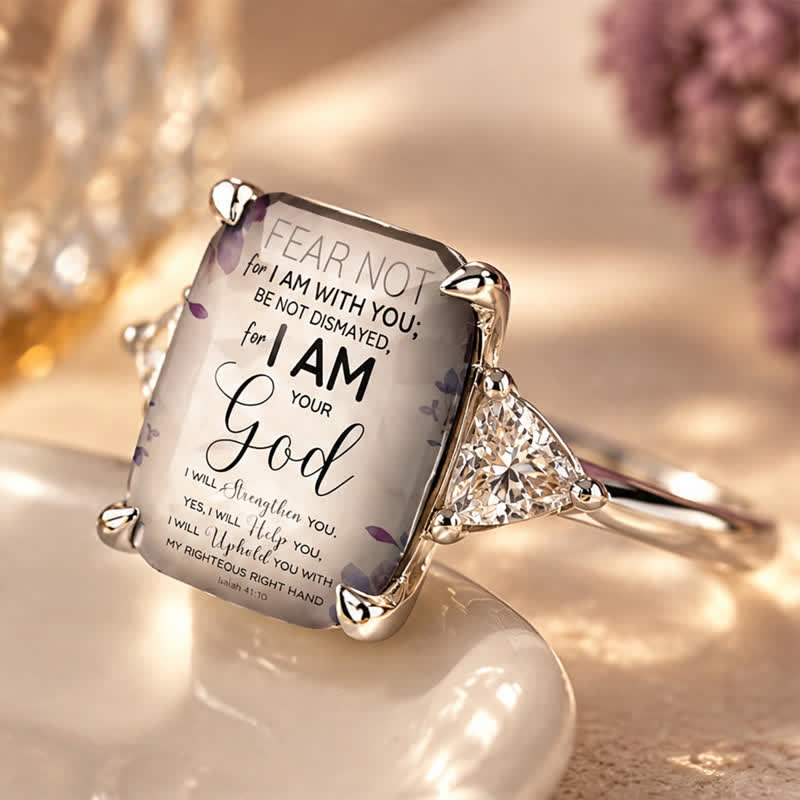 FREE Today: I Am Your God Faith Quote Copper Ring: Reminder of Boundless Saving Grace - image 15