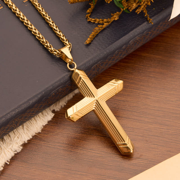 FREE Today: Linear Engraved Titanium Cross Pendant: Keepsake of Sincere Devoted Remembrance - image 16