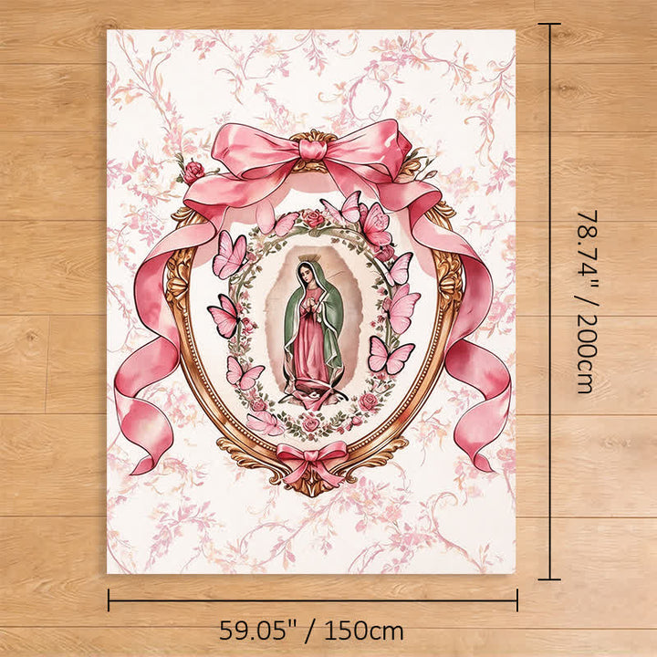 Christianartworkshop Soft Pastel Our Lady of Guadalupe Polyester Blanket - 59.06''*78.74''/150*200cm - image 10