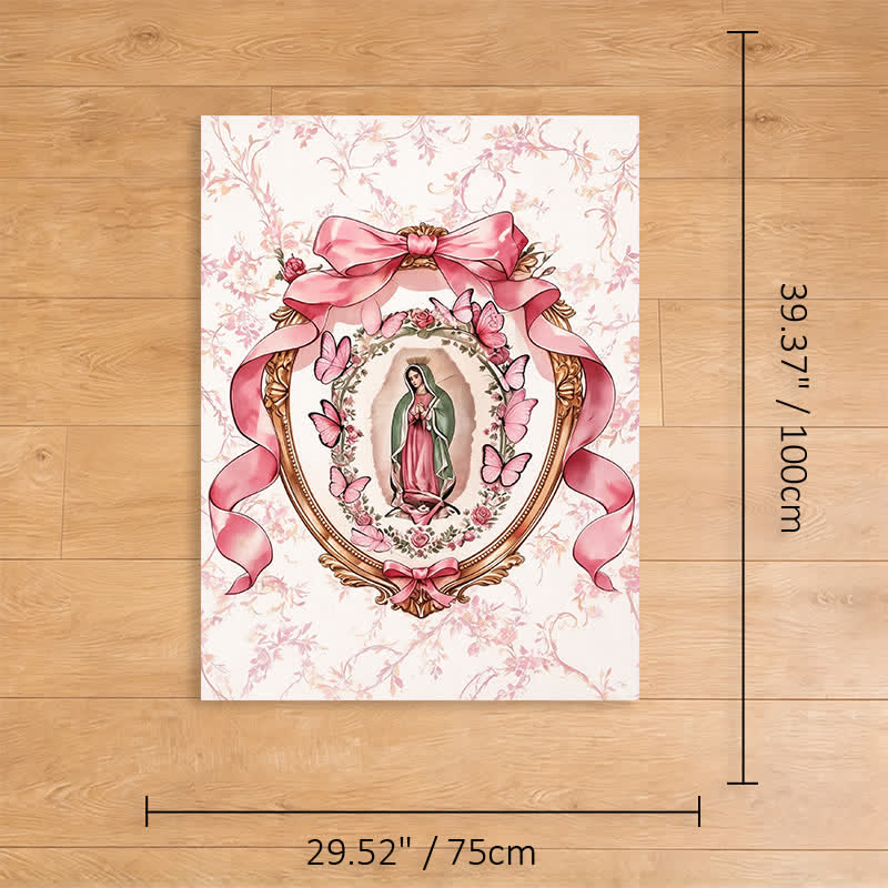 Christianartworkshop Soft Pastel Our Lady of Guadalupe Polyester Blanket - 29.53''*39.37''/75*100cm - image 6