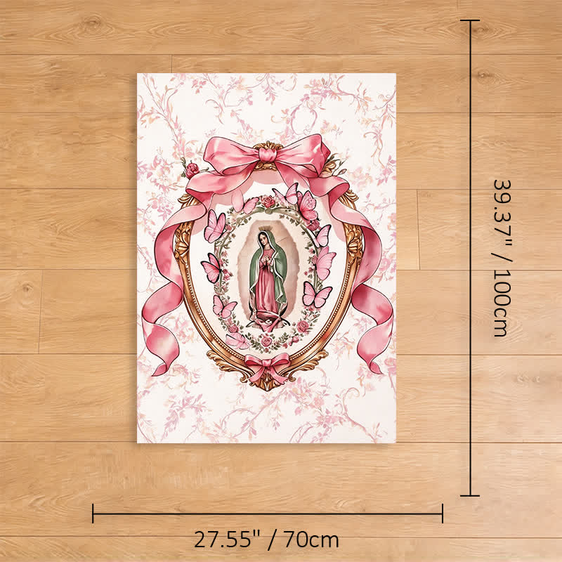 Christianartworkshop Soft Pastel Our Lady of Guadalupe Polyester Blanket - 27.56''*39.37''/70*100cm - image 5