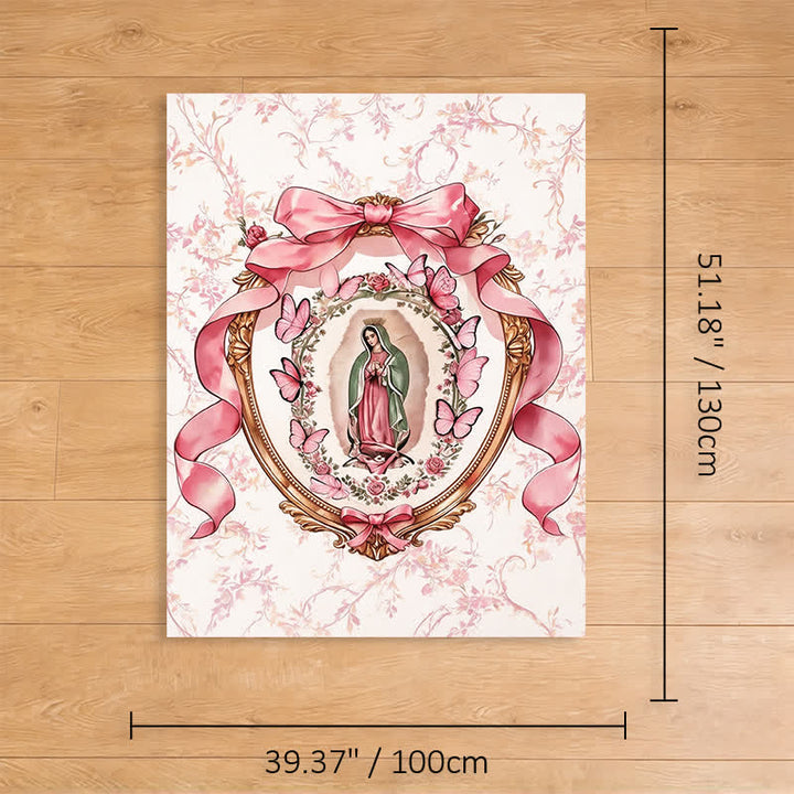 Christianartworkshop Soft Pastel Our Lady of Guadalupe Polyester Blanket - 39.37''*51.18''/100*130cm - image 7