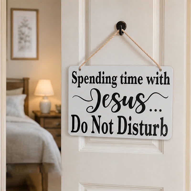 Christianartworkshop Vintage Script Prayer Metal Wall Sign: Beacon of Abiding Divine Comfort - Jesus - image 0
