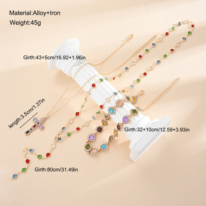 Christianartworkshop Elegant  Y-Shape Cross Layered Necklace: Symbol Of Calm Abiding Peace - image 9